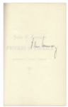 President John F. Kennedy Signed ''Profiles in Courage'' -- Beautiful, Uninscribed Copy -- With COA From University Archives