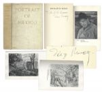 Diego Rivera Signed Copy of Portrait of Mexico