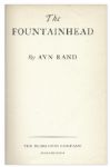 Ayn Rand Signed Copy of ''The Fountainhead'' -- With PSA/DNA COA