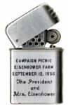 President Dwight Eisenhower Campaign Picnic Lighter -- From His Re-election Campaign in 1956