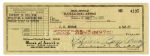 Lucille Ball and Desi Arnaz Signed Checks From 1953