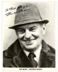 Paul Brown Signed Photograph