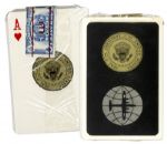 President John F. Kennedy Double Deck of Cards & Matchbook for Use on His Presidential Aircraft