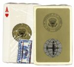 President John F. Kennedy Double Deck of Cards & Matchbook for Use on His Presidential Aircraft
