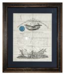 President Abraham Lincoln Military Document Signed From 1862 -- Near Fine With Full ''Abraham Lincoln'' Signature
