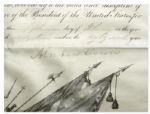 President Abraham Lincoln Military Document Signed From 1862 -- Near Fine With Full ''Abraham Lincoln'' Signature