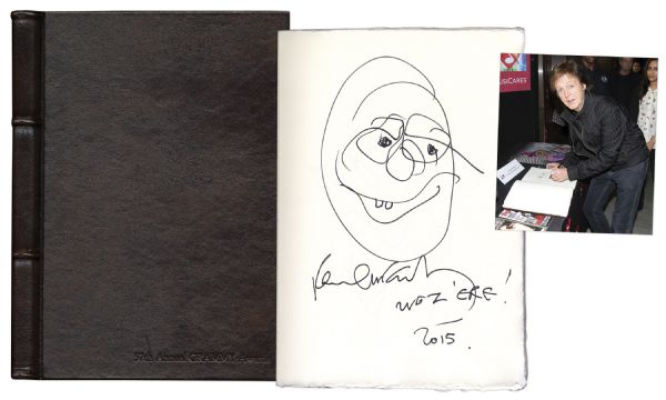 Grammy Signature Book From the 2015 Award Show -- Signed by 71 Celebrities Including Paul McCartney, Madonna, Katy Perry, Miley Cyrus, Lady Gaga, Adam Levine, Tony Bennett & More