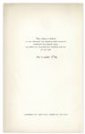 Dwight D. Eisenhower Signed D-Day Speech From ''Crusade in Europe'' -- Rare Signed Speech Is Very Desirable Among Presidential & WWII Collectors