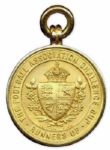 Gold F.A. Cup Runners-Up Medal Won by West Bromwich Albion Manager Fred Everiss in 1935