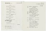 Rock Hudson's Own Script From the 1973 Academy Awards, When He Hosted It -- With COAs From Rock Hudson's Estate