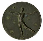 Bronze Olympic Medal From the 1928 Winter Olympics, Held in St. Moritz, Switzerland