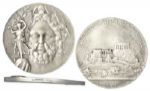 Silver Olympic Medal From the 1906 Summer Olympics, Held in Athens, Greece