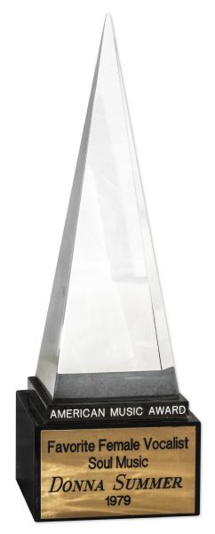 Donna Summer 1979 American Music Award For Bad Girls as Favorite Female Vocalist