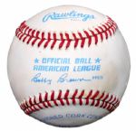 Mickey Mantle Signed Baseball -- Also Signed by Whitey Ford -- From The Estate of Red Skelton And Previously Owned by Him