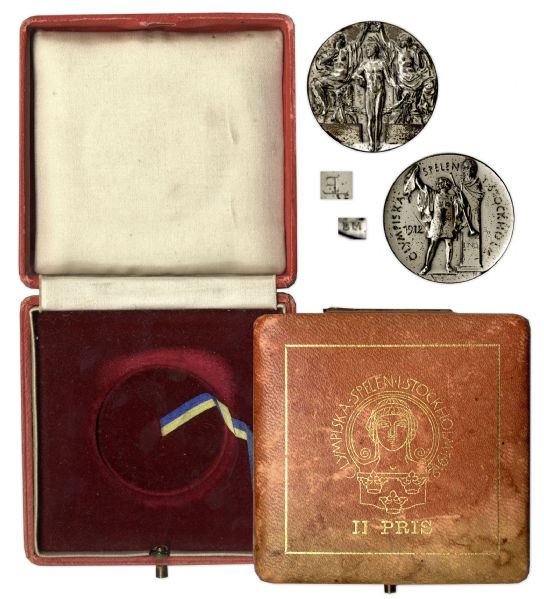 Silver Medal From the 1912 Summer Olympics, Held in Stockholm, Sweden