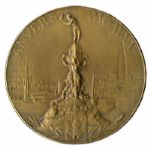 Bronze Olympic Medal From the 1920 Summer Olympics, Held in Antwerp, Belgium