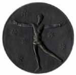 Bronze Olympic Medal From the 1928 Winter Olympics, Held in St. Moritz, Switzerland