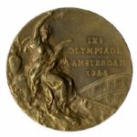 Bronze Olympic Medal From the 1928 Summer Olympics, Held in Amsterdam, Netherlands