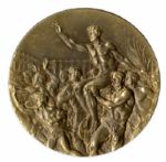 Bronze Olympic Medal From the 1928 Summer Olympics, Held in Amsterdam, Netherlands