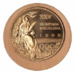 Bronze Medal From the 1992 Summer Olympics, Held in Barcelona, Spain
