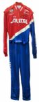 Jimmie Johnson Signed Racing Suit From His Rookie Year -- Race-Worn During the 2000 NASCAR Busch Series