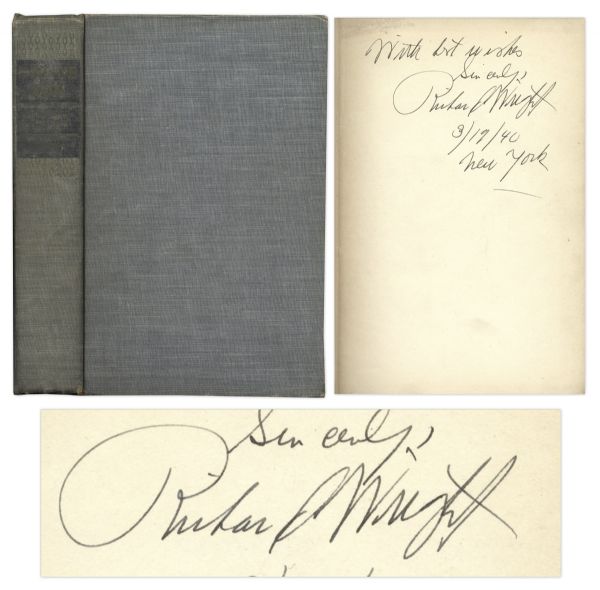 Richard Wright Signed Copy of Native Son