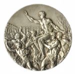 Gold Olympic Medal From the 1928 Summer Olympics, Held in Amsterdam, Netherlands
