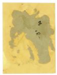 Charles Schulz Signed Sketch of Snoopy -- From the Early 1950's