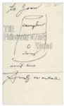 Andy Warhol Sketches His Famous Campbell's Soup Can -- Drawn Upon a Signed First Edition of ''The Philosophy of Andy Warhol''