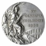 Silver Medal From the 1952 Summer Olympics, Held in Helsinki, Finland