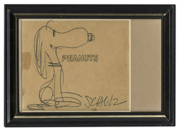 Charles Schulz Snoopy Drawing