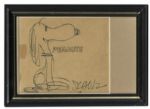 Charles Schulz Snoopy Drawing