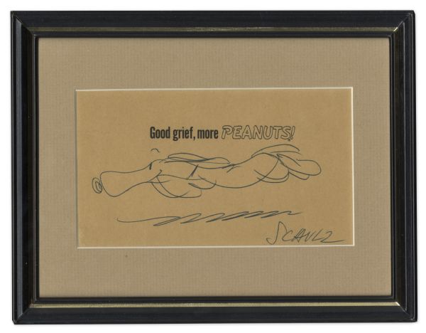 Charles Schulz Snoopy Drawing