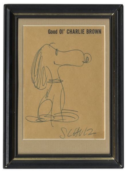 Charles Schulz Snoopy Drawing