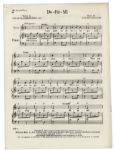 ''Sound of Music'' Sheet Music