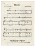 ''Sound of Music'' Sheet Music