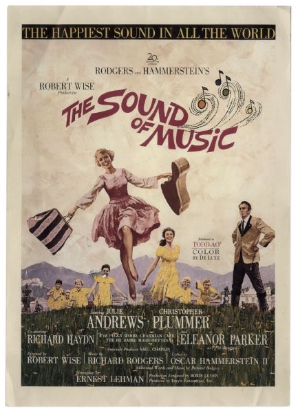 Sound of Music Original Color Poster -- Measures 14 x 20