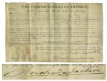 President Andrew Jackson Land Grant Signed in 1830