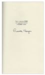 Ronald Reagan Signed Limited Edition of His Speeches, ''Speaking My Mind''