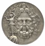 Silver Olympic Medal From the 1906 Summer Olympics, Held in Athens, Greece