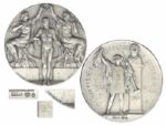 Silver Medal From the 1912 Summer Olympics, Held in Stockholm, Sweden
