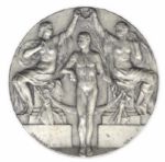 Silver Medal From the 1912 Summer Olympics, Held in Stockholm, Sweden