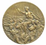 Bronze Olympic Medal From the 1928 Summer Olympics, Held in Amsterdam, Netherlands