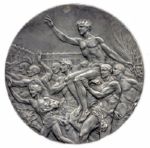 Silver Medal From the 1936 Summer Olympics, Held in Berlin, Germany -- Won by Swiss Gymnast Eugen Mack