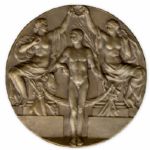Bronze Medal From the 1912 Summer Olympics, Held in Stockholm, Sweden