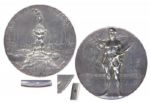 Silver Olympic Medal From the 1920 Summer Olympics, Held in Antwerp, Belgium