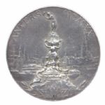 Silver Olympic Medal From the 1920 Summer Olympics, Held in Antwerp, Belgium