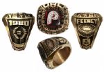 Philadelphia Phillies 1980 World Series Ring -- Awarded to Longtime National League President Charles Chub Feeney -- The First World Series Ever Won by the Franchise