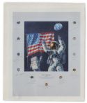 Limited Edition Print Signed by 20 Apollo Astronauts Including Buzz Aldrin & Michael Collins
