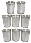 Raymond Burr Personally Owned Lot of 8 Sterling Silver Cups